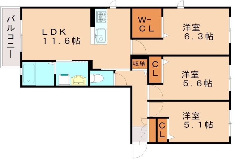 部屋写真