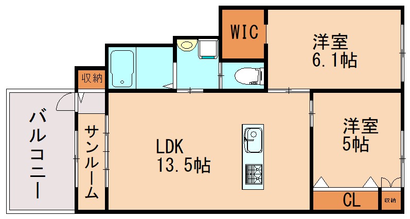 部屋写真