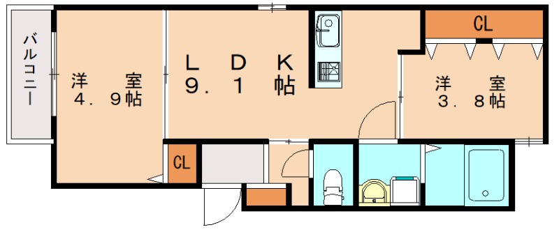 部屋写真