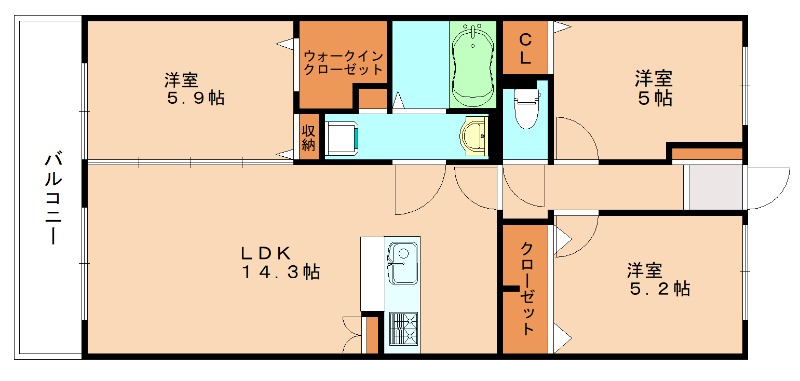 部屋写真