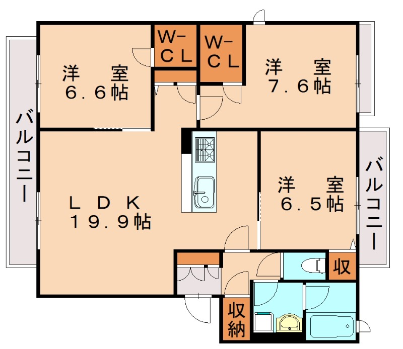 部屋写真