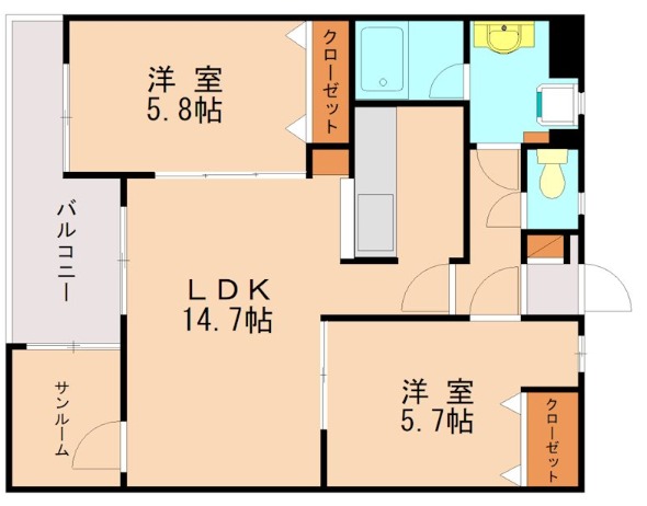 部屋写真