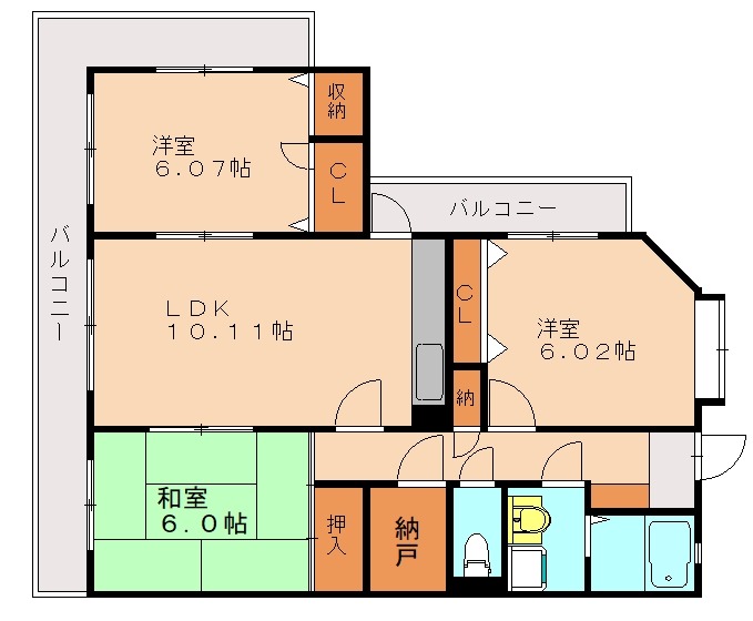 部屋写真