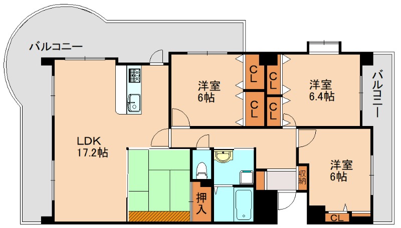 部屋写真