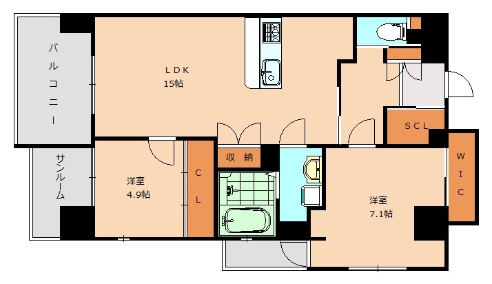 部屋写真