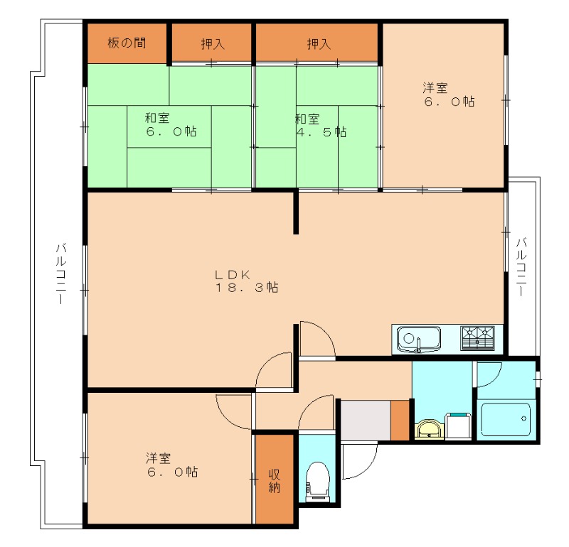 部屋写真