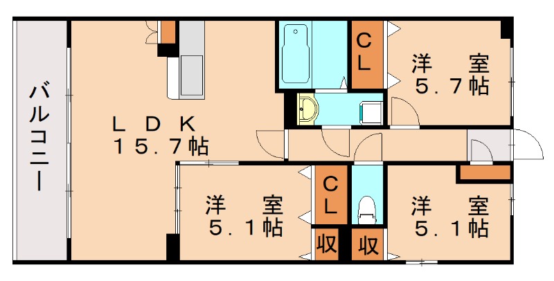 部屋写真
