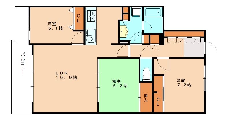 部屋写真