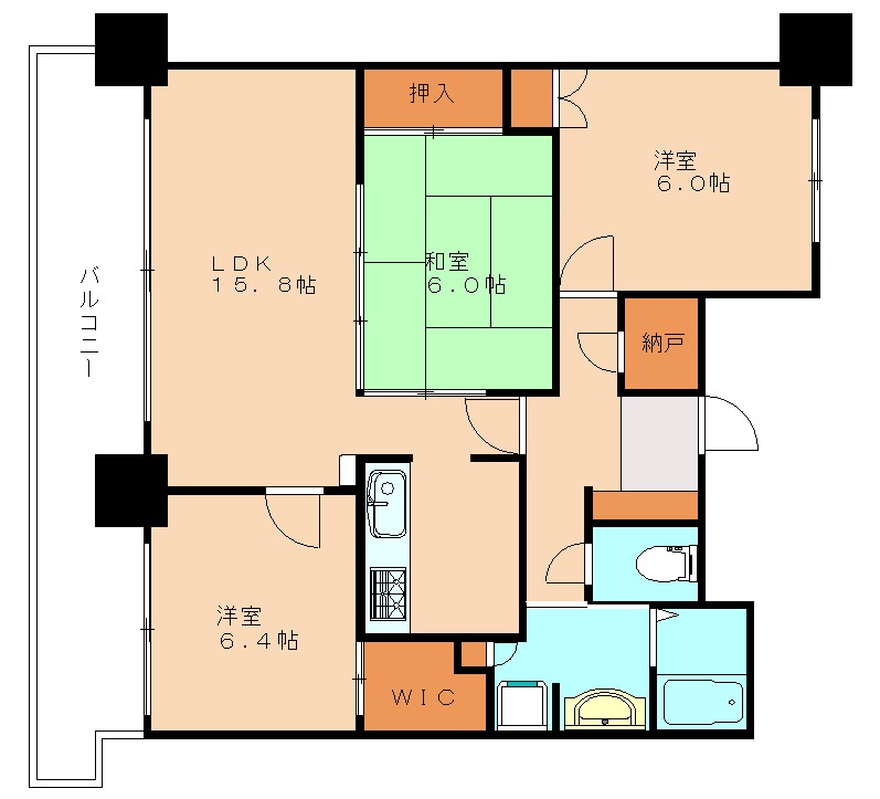 部屋写真