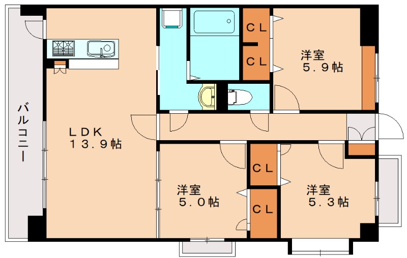 部屋写真