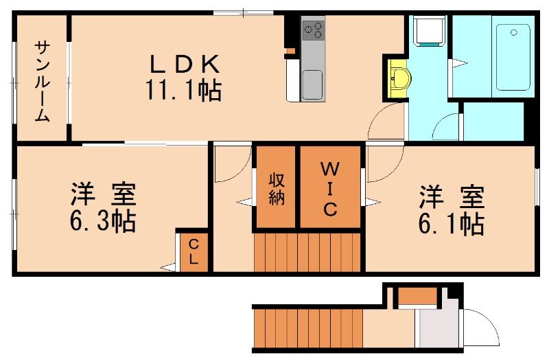 部屋写真