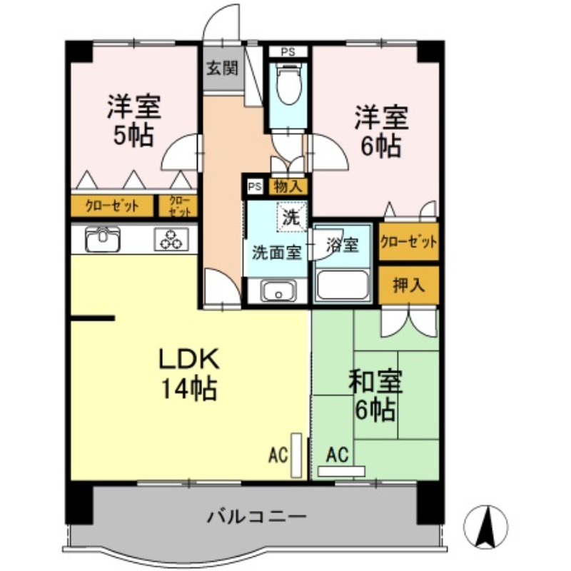 部屋写真