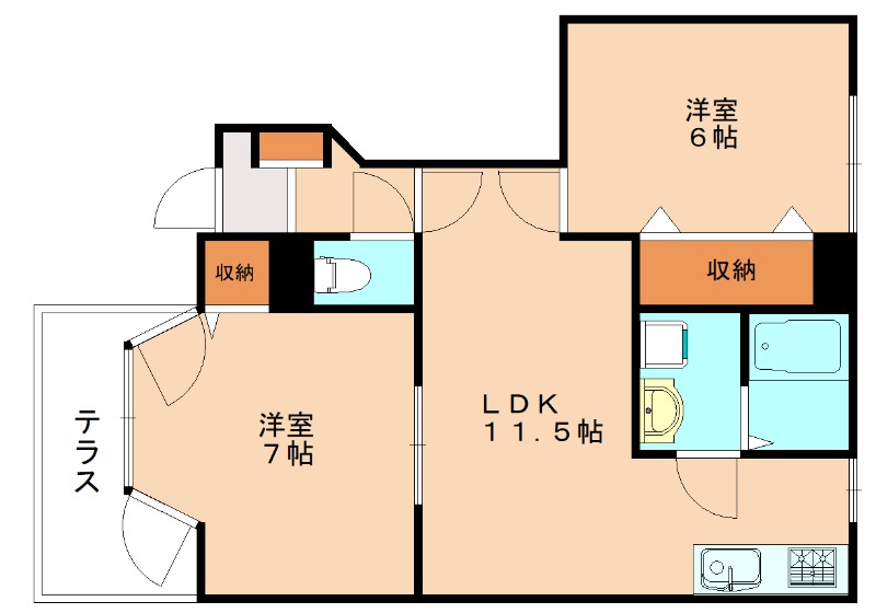 部屋写真