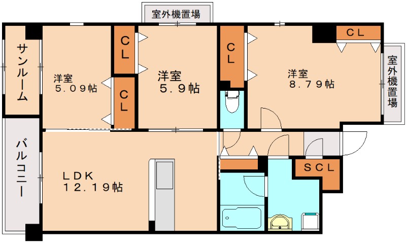 部屋写真