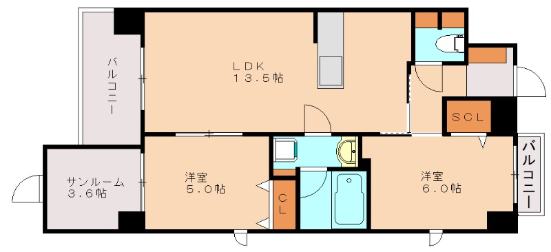 部屋写真