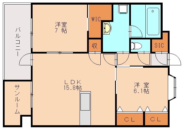 部屋写真