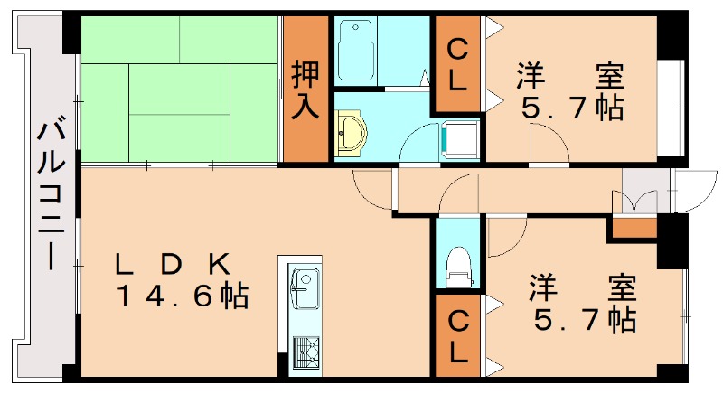 部屋写真