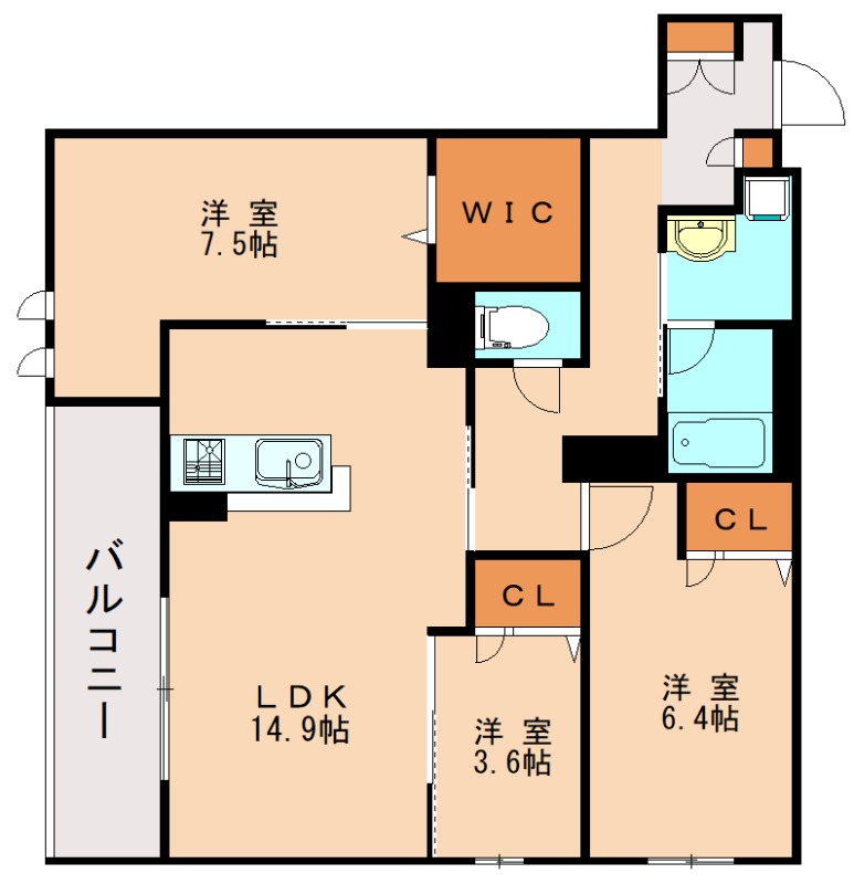 部屋写真