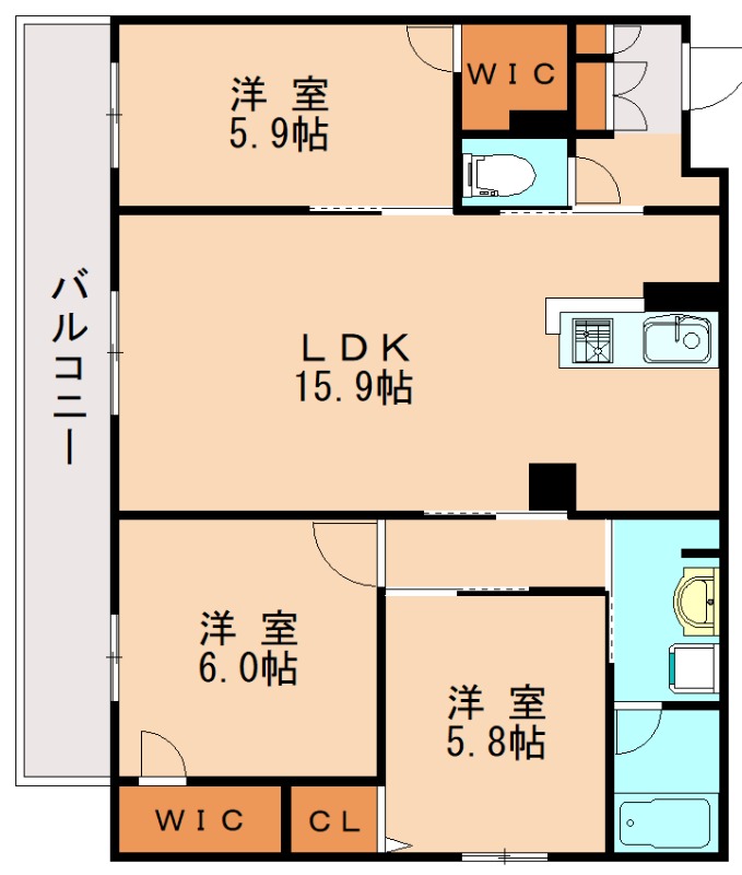 部屋写真