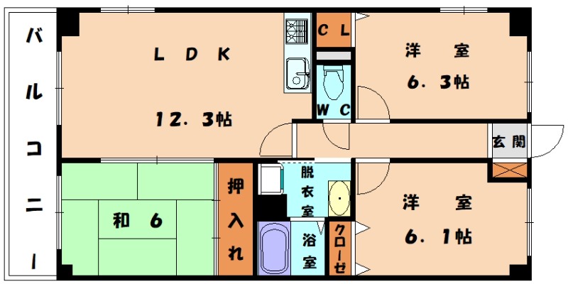 部屋写真