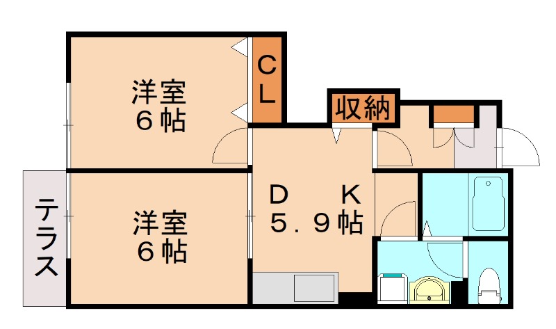 部屋写真
