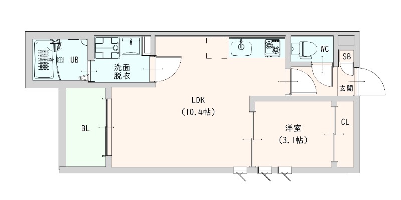 部屋写真