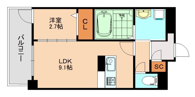 部屋写真
