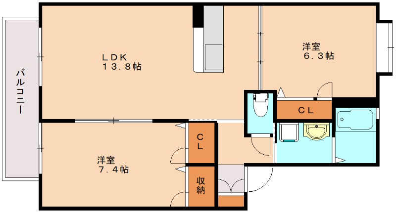 部屋写真