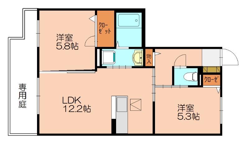 部屋写真