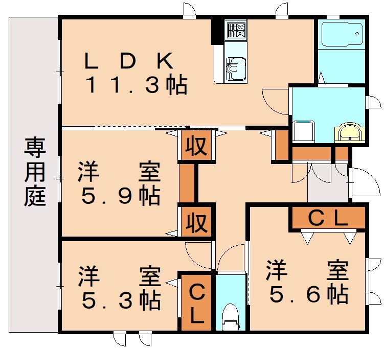 部屋写真