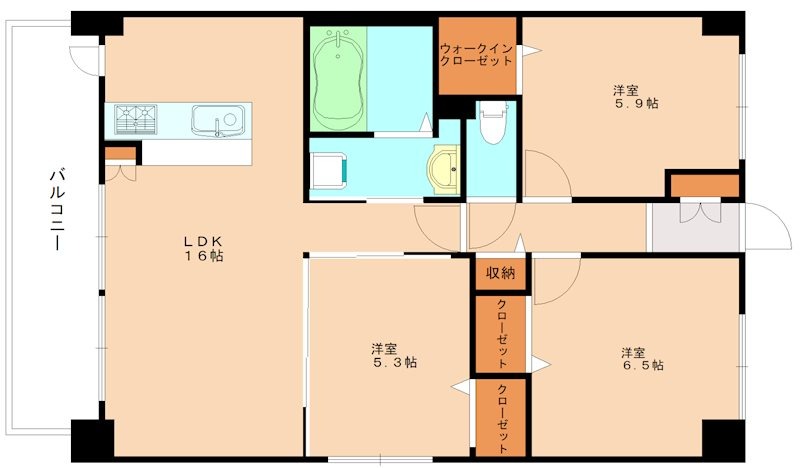 部屋写真