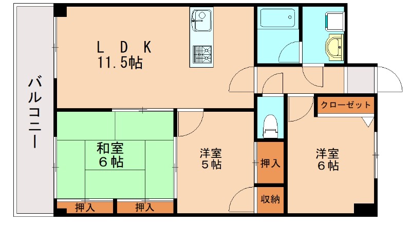 部屋写真