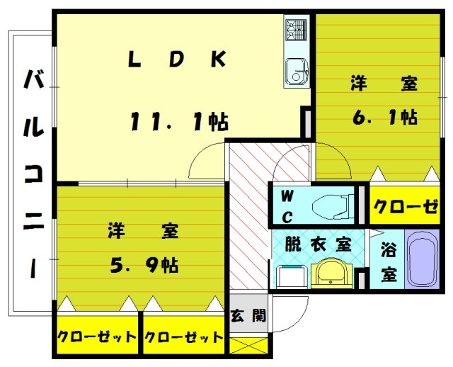 部屋写真