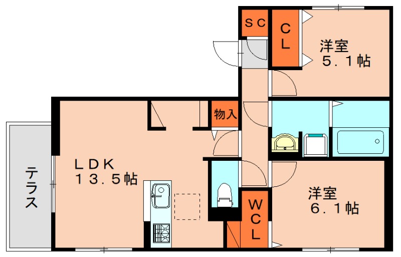 部屋写真