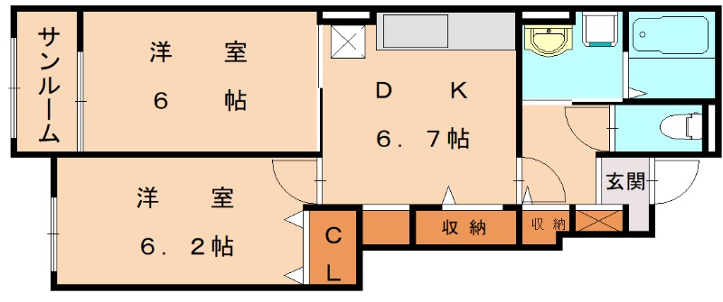 部屋写真