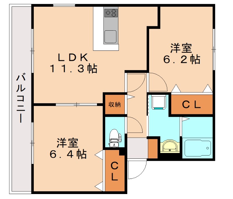部屋写真