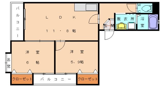 部屋写真