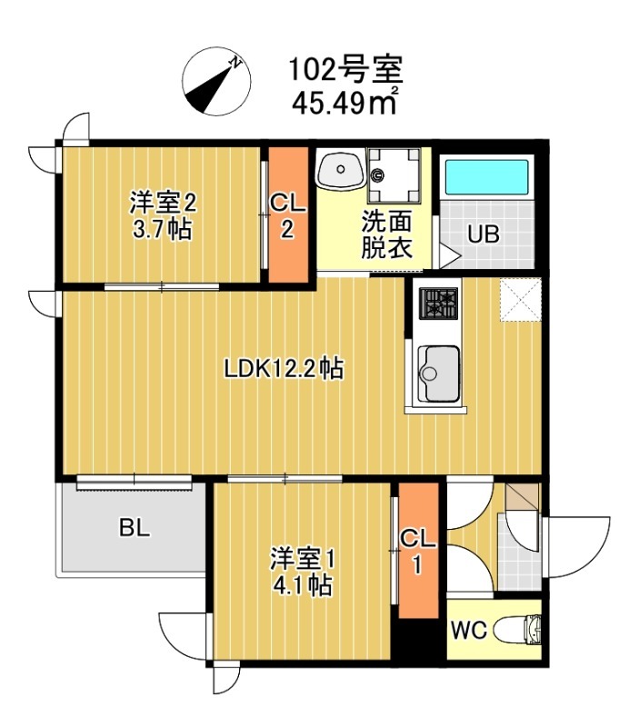 部屋写真