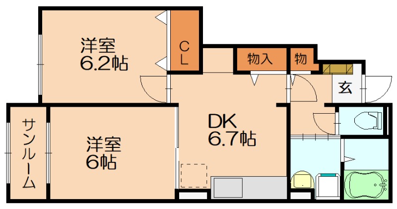 部屋写真