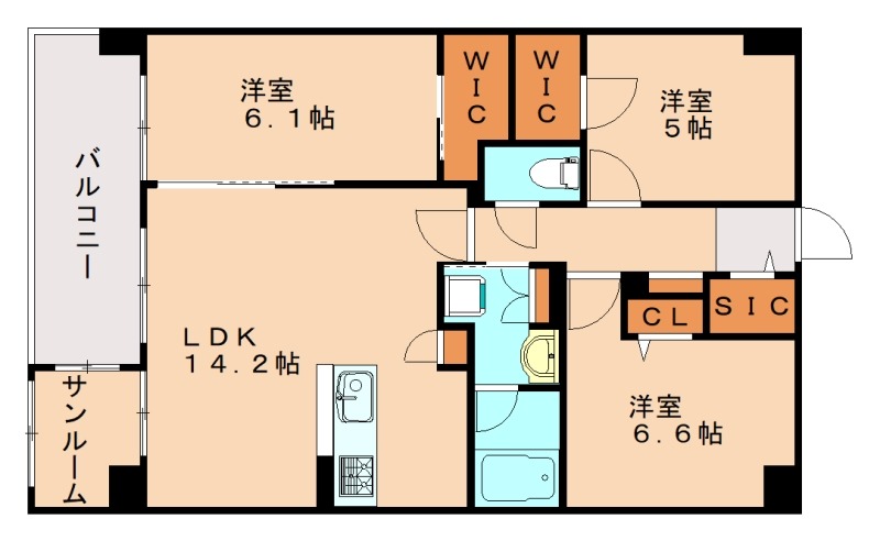 部屋写真