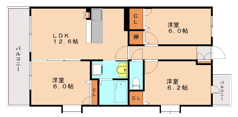 部屋写真