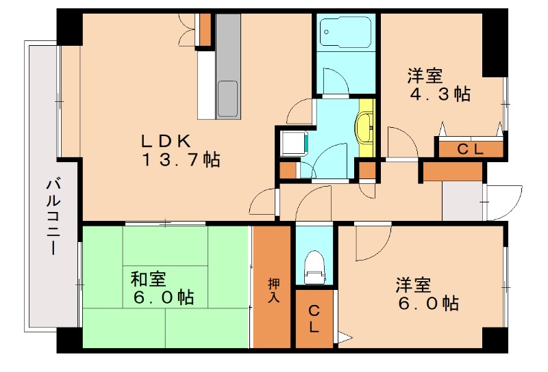 部屋写真
