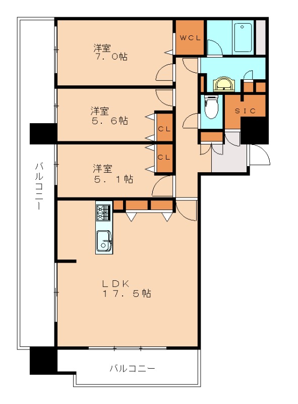 部屋写真