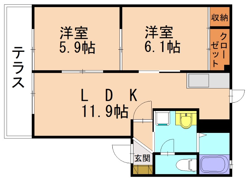 部屋写真