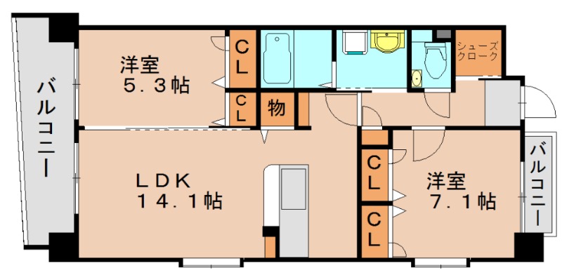 部屋写真