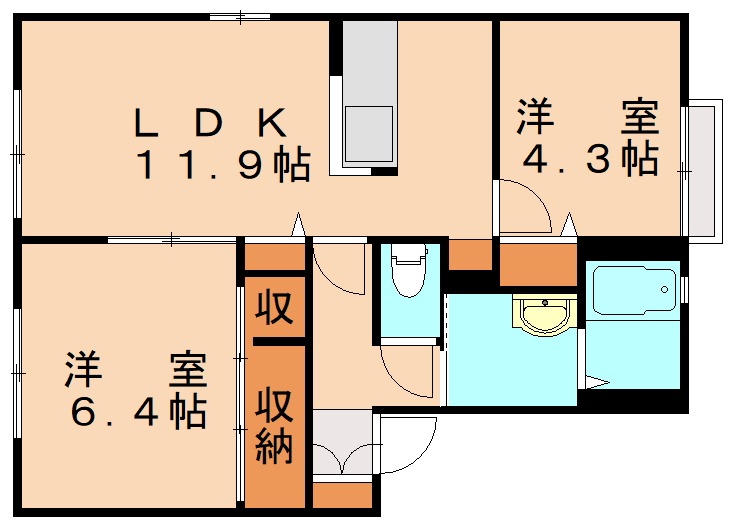 部屋写真