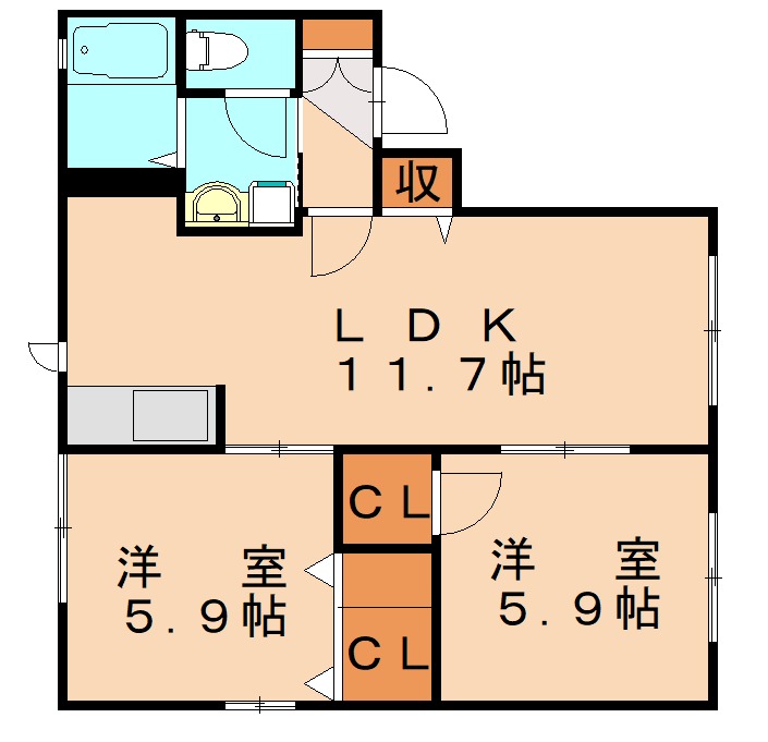 部屋写真