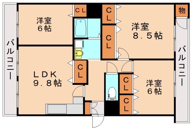 部屋写真