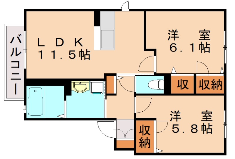 部屋写真