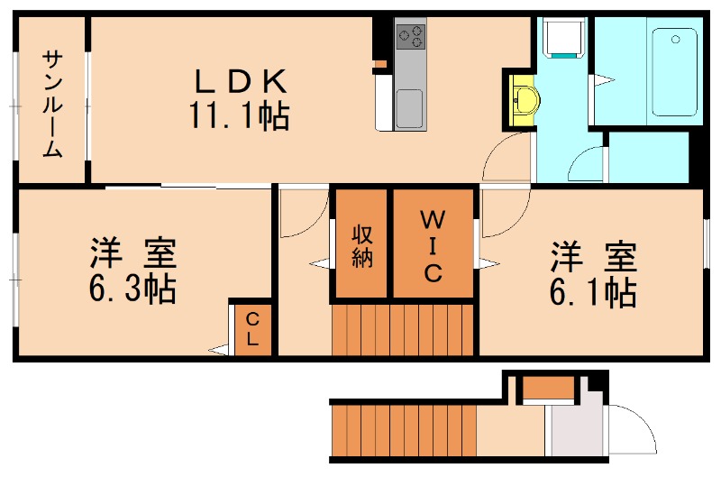 部屋写真